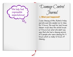 Damage Control Journal Ask a House Cleaner