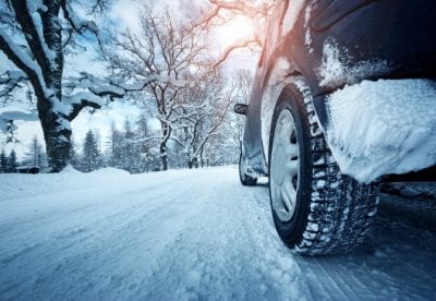5 Success Traits of a Great House Cleaner, Car on Snowy Road