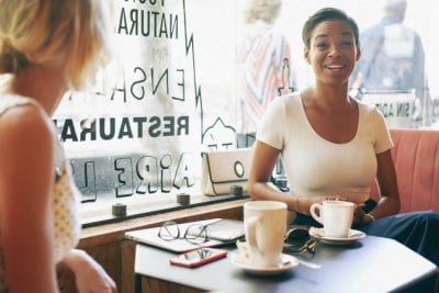 5 Success Traits of a Great House Cleaner, Women Chatting at Lunch