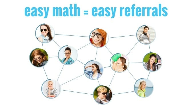 easy math, easy referrals