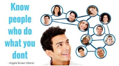 know people who do what you don't - Angela Brown Oberer