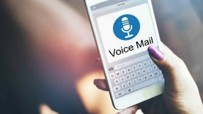 maid changes voice mail to serve clients