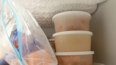 How to Defrost a freezer, thick ice on ceiling
