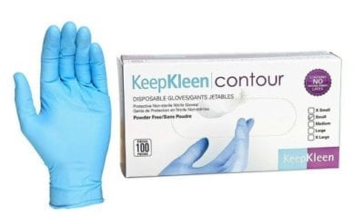 Disposable gloves to clean toilet ring