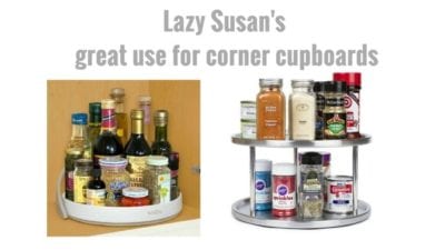 Kitchen Cupboard Hacks, Lazy Susans