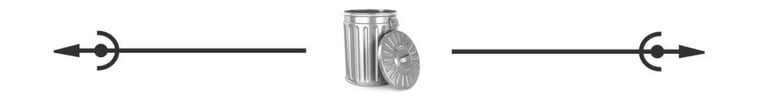 Tin garbage can, Savvy Cleaner Spacer