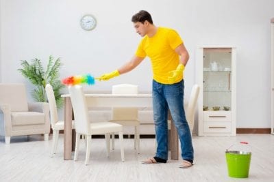 things you need to know about a man cleaning his house