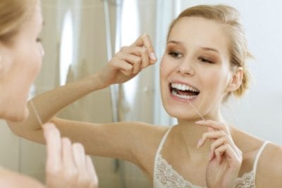 Deodorant, Woman Brushing teeth