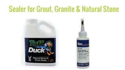 post construction clean up sealer for grout, granite and natural stone