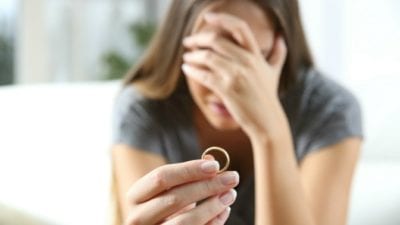 Coaching and Development Woman sad about divorce