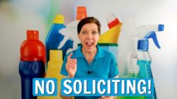 Ask a House Cleaner, No Soliciting, Savvy Cleaner