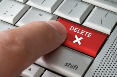Good Time to Quit, Delete Button