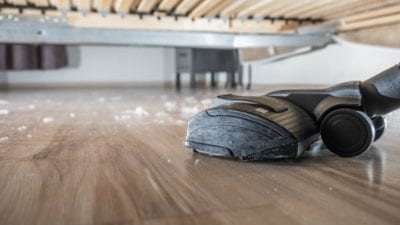 Standard Satisfaction Guarantee, Vacuuming Under Bed