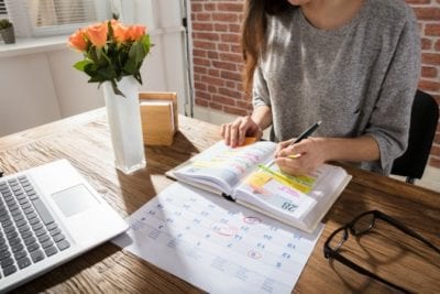 They Only Want You, Woman organizes her calendar-min