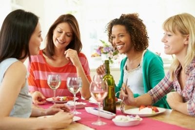 MLM's and House Cleaners, Women Having Lunch