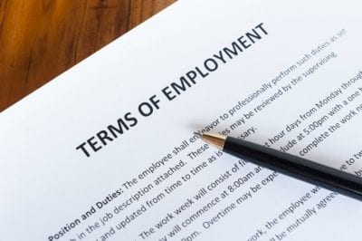 Employee Records, Terms of Employment