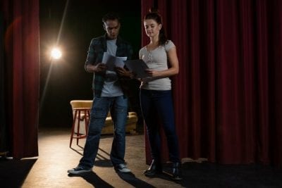 Go Full Time, Man and Woman at Audition