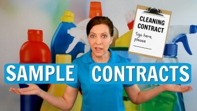 Ask a House Cleaner, Sample Contract, Savvy Cleaner