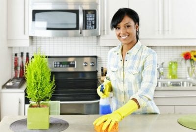 Entitlement, House Cleaner in Kitchen