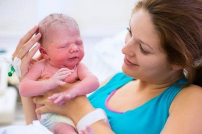 Do You Need a Housekeeper, Holding Newborn Baby