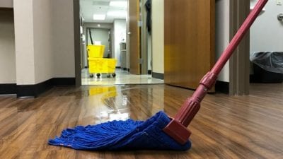 Technician vs. Cleaning Associate commercial cleaning office