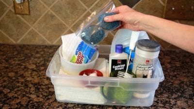 Vacation Rental - What's Under Your Sink, sponges
