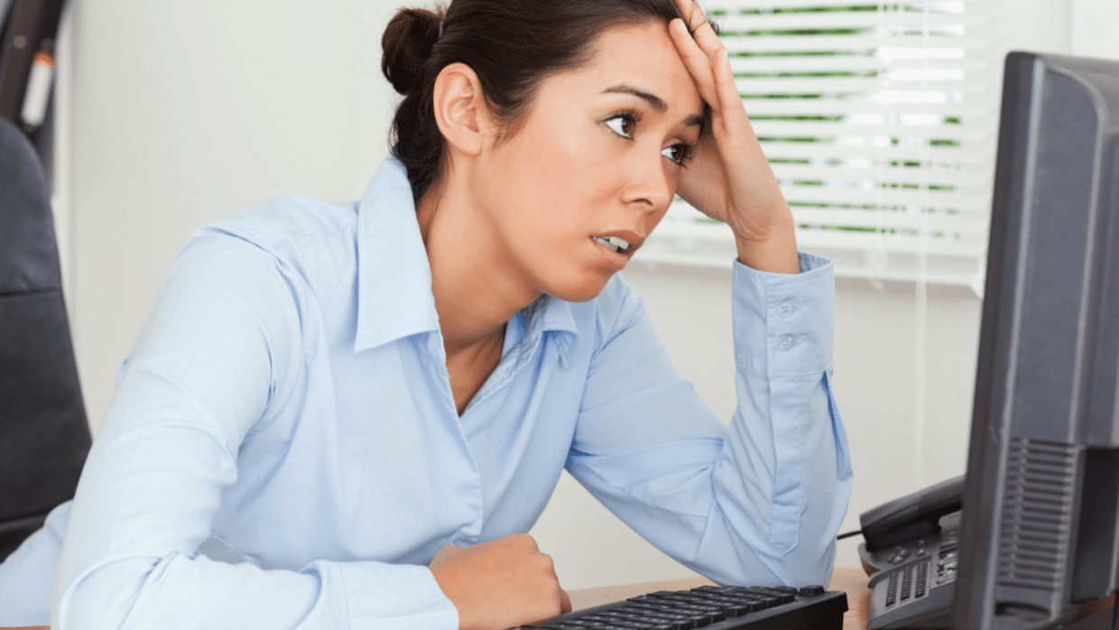 Rules and Guidelines, Frustrated Woman on Computer - Featured Image