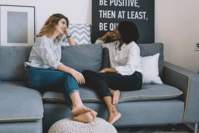 Rules and Guidelines, Women Talking on Couch