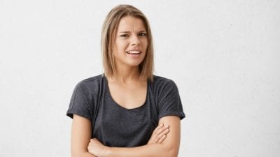 Botched Referral woman looking skeptical