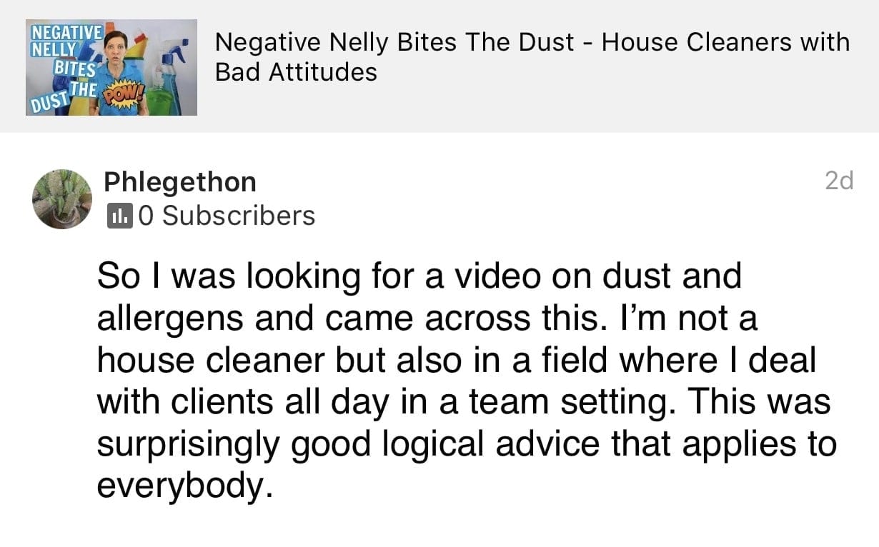 Logical, Ask a House Cleaner Testimonial
