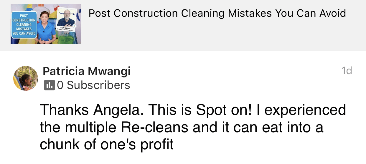 Spot on, Ask a House Cleaner Testimonial