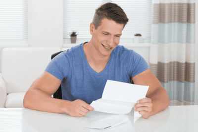 Worksheet Overkill, Man Reading Letter