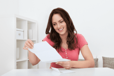 Worksheet Overkill, Woman Reading Letter