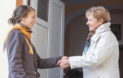 Ageism - Age Discrimination, Older Woman Shaking Hands With Younger Woman
