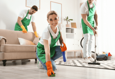Bid Apartment Complexes, House Cleaning Team Cleaning