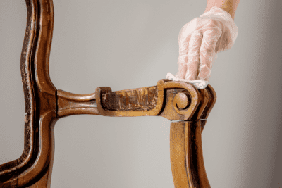 When Furniture Polish Goes Bad, Polishing Antique Wood Chair