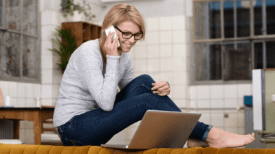 How to Turn Down a Job woman at home on phone call