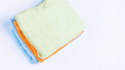 Tips for New Moms washcloths isolated