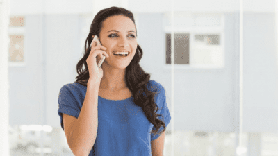 How Early Can I Clean woman on phone call