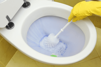 Cleaning Commercial Toilets, Cleaning Toilet