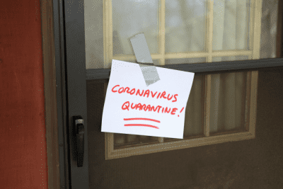 House Cleaning Side Hustle, Door Sign, Coronavirus Quarantine