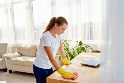 Satisfaction Guarantee Fund, House Cleaner Cleaning Furniture