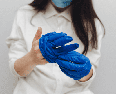 What if You Hate Your Cleaning Job, Woman Wearing Mask and Gloves