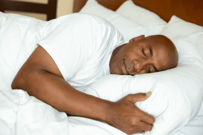 The Right Amount of Stress, Man Sleeping
