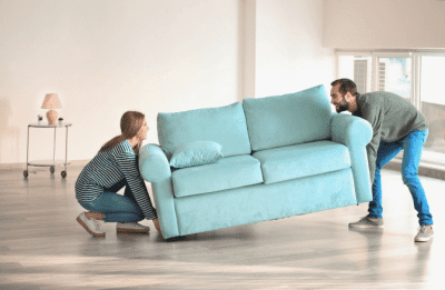 Thinking About Selling Your Cleaning Business, Moving Couch