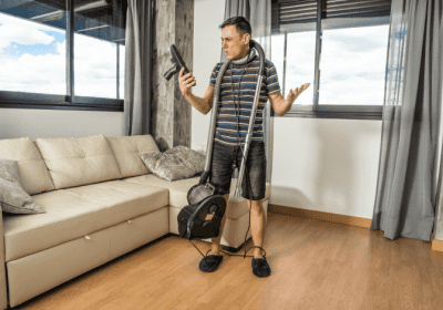 Vacuum Warranties What You Need to Know, Man Confused by Vacuum