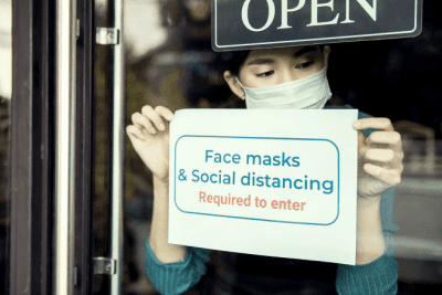 How COVID Changed House Cleaning Forever, Sign Face Masks Required