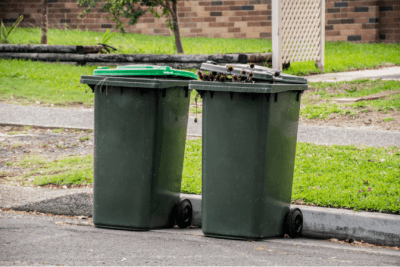 Garbage Purge, Trash Bins By Road