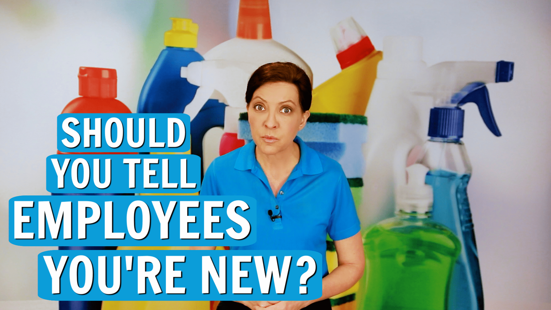 Should You Tell Employees You're New, Angela Brown, Savvy Cleaner