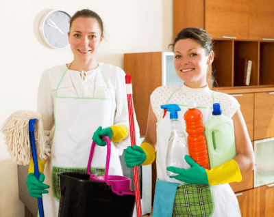 Head Cleaner to Head Lead, Two Women Cleaning